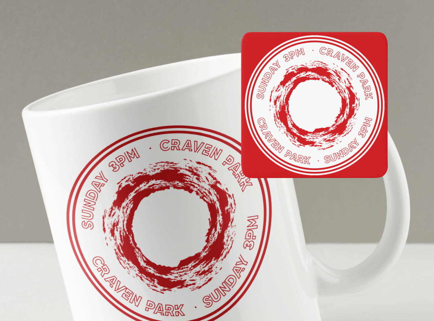 Hull KR Mug & Coaster Set VORTEX Design
