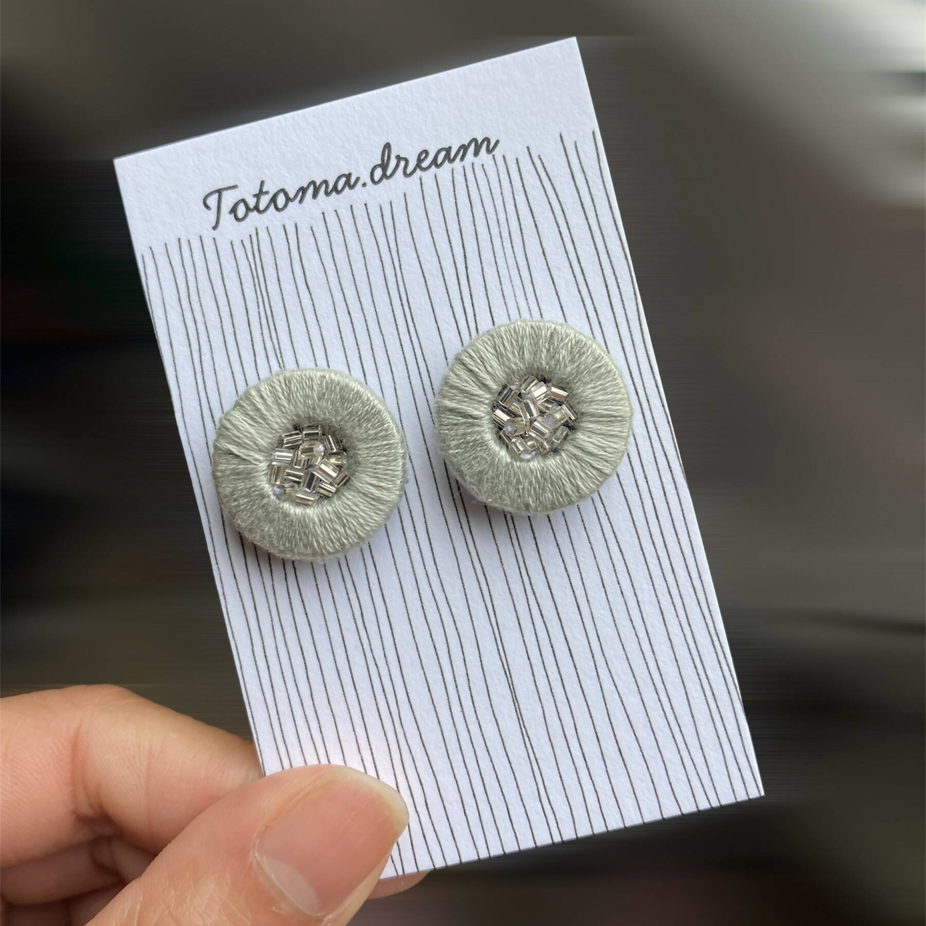 Donut Earrings (Single Colour)