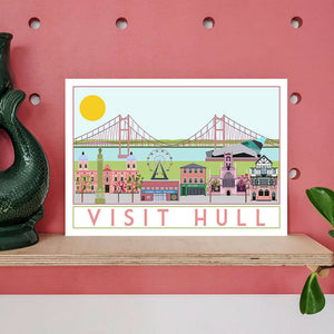 Visit Hull Travel Poster
