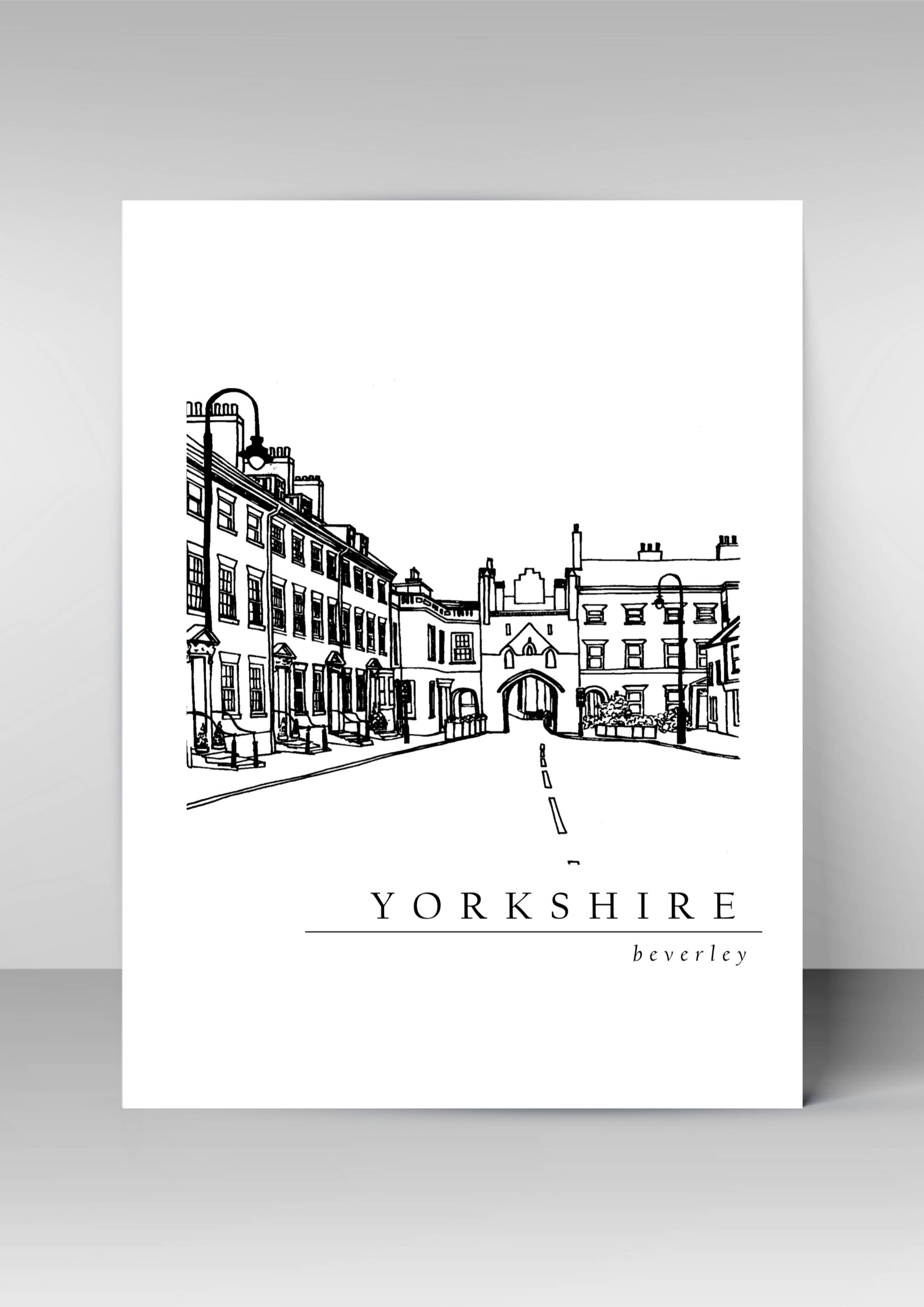 Beverley Illustration Print for Elegant Home Decor | Art & Soul