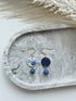 Blue China No. 5 - Handmade Polymer Clay Earrings