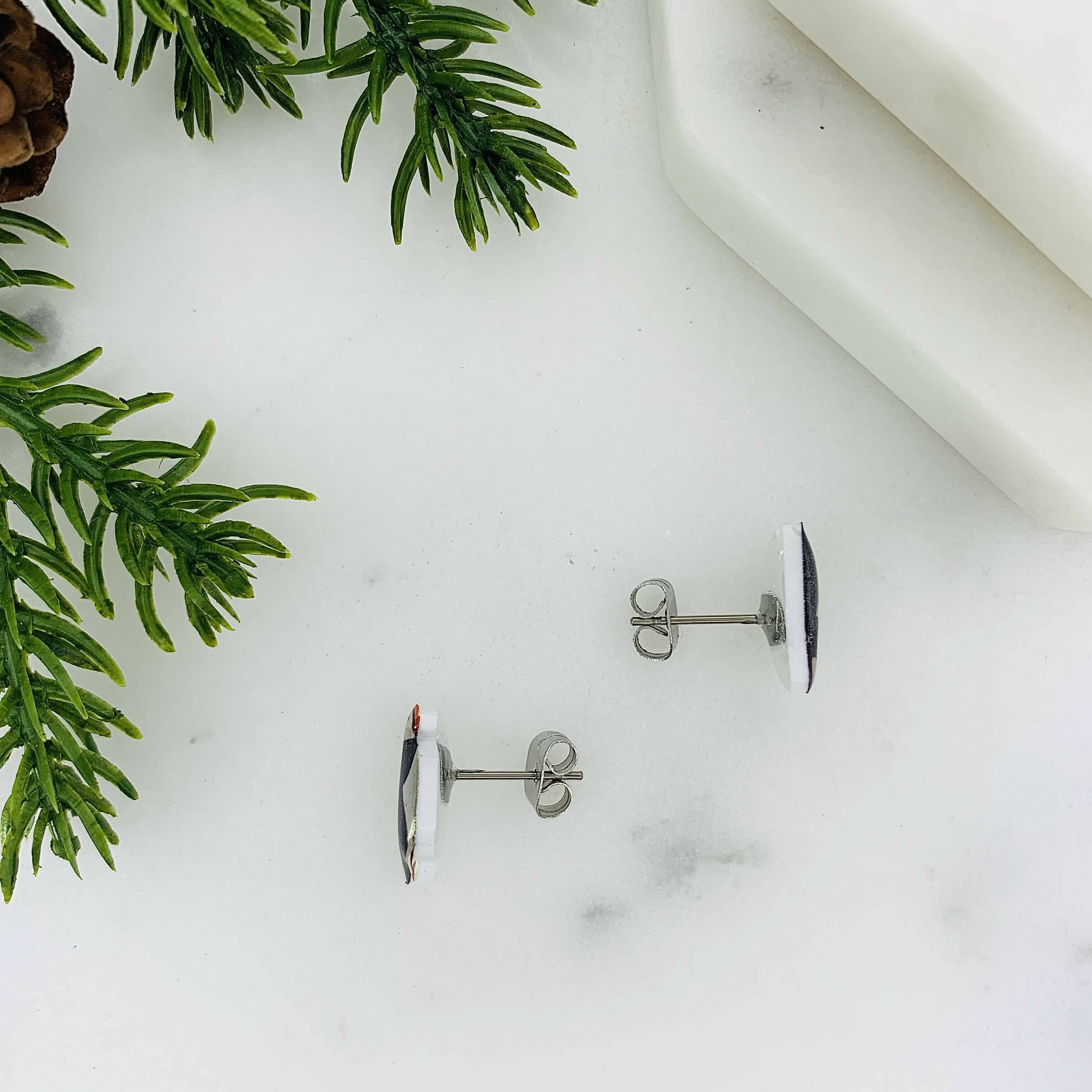 Puffin Stud Earrings for Bird Lovers | Art & Soul