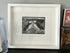 A Couple of Billing Puffins Framed Lino Cut Print