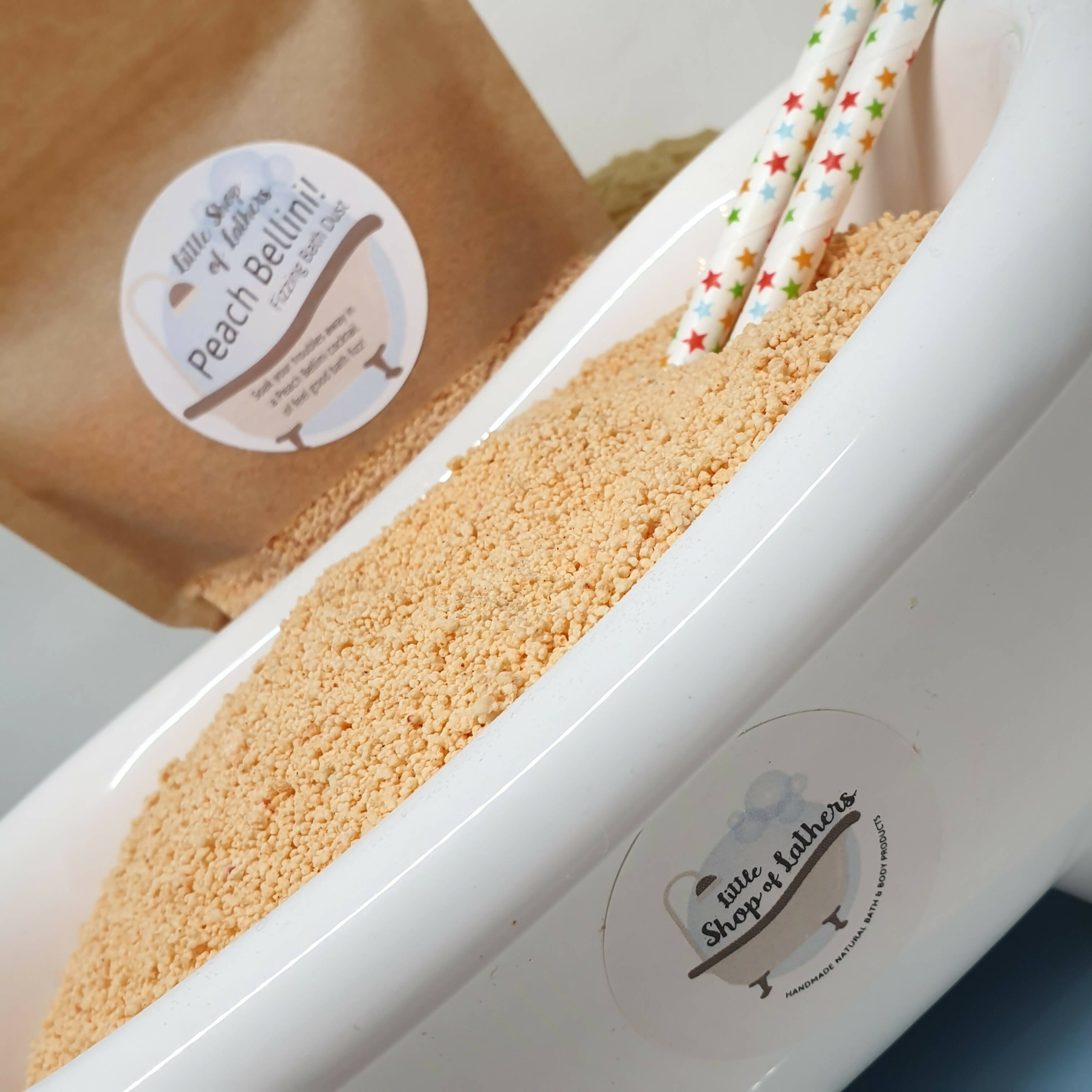 Peach Bellini Fizzing Bath Dust