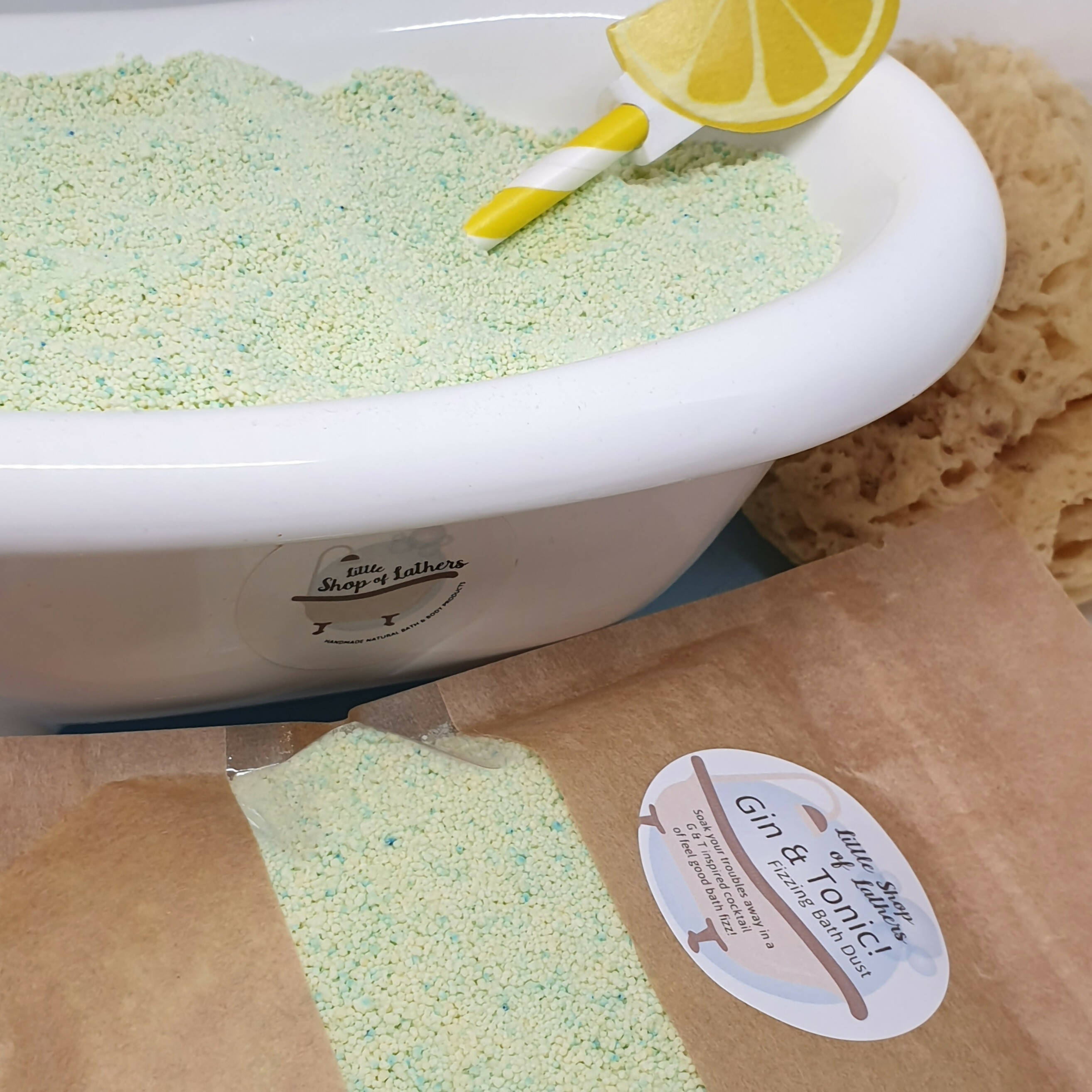 Gin and Tonic Fizzing Bath Dust for Relaxation | Art & Soul