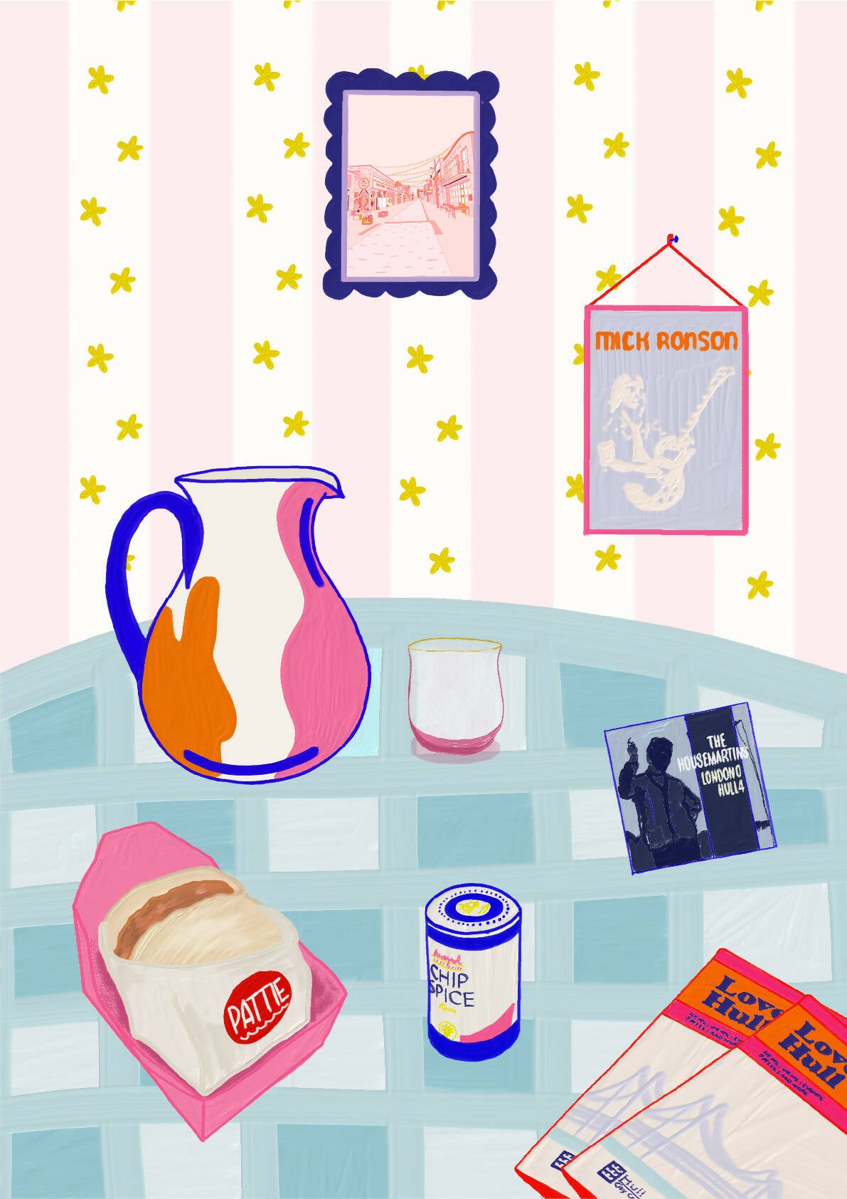 Hull Kitchen Table Print