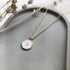 Luna Celestial Enamel Necklace - 18k Gold Vermeil | Art & Soul