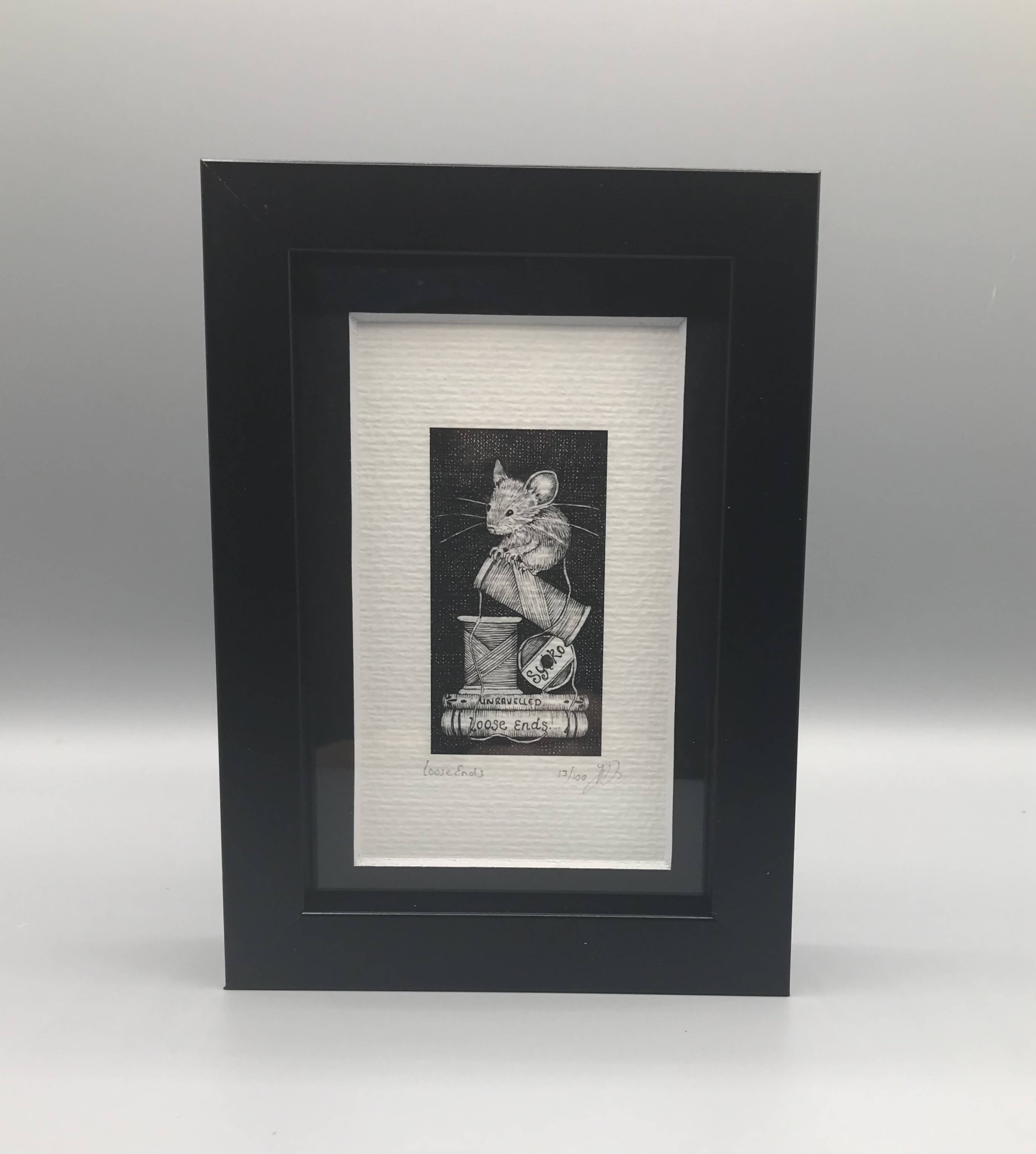 Loose Ends - Framed Limited Edition Print by Jenny Davies