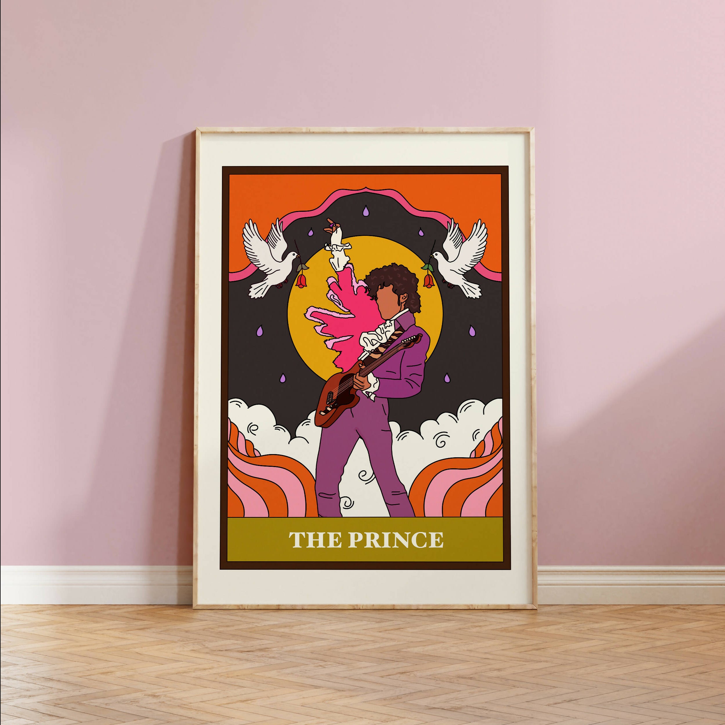 The Prince Tarot Print - Celestial Music Art | Art & Soul