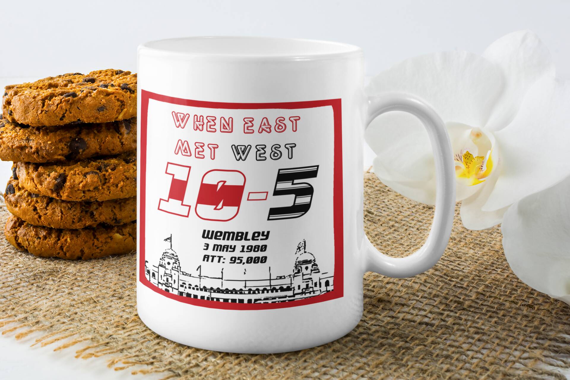 Hull KR Mug 1980 CHALLENGE CUP FINAL SCORELINE Design