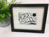 Labrador Framed Lino Cut Print