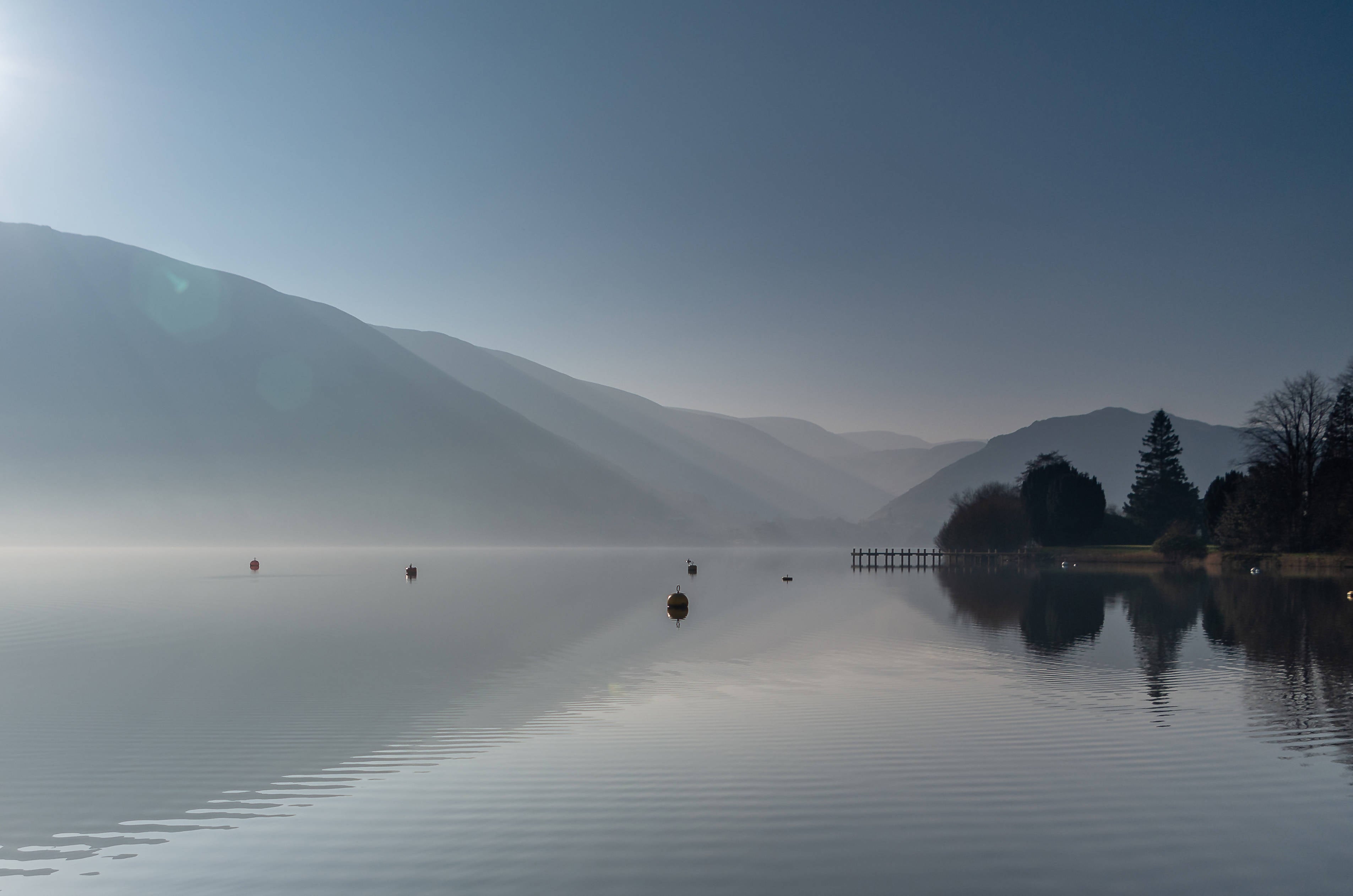 Ullswater Morning - Print in A4 Mount