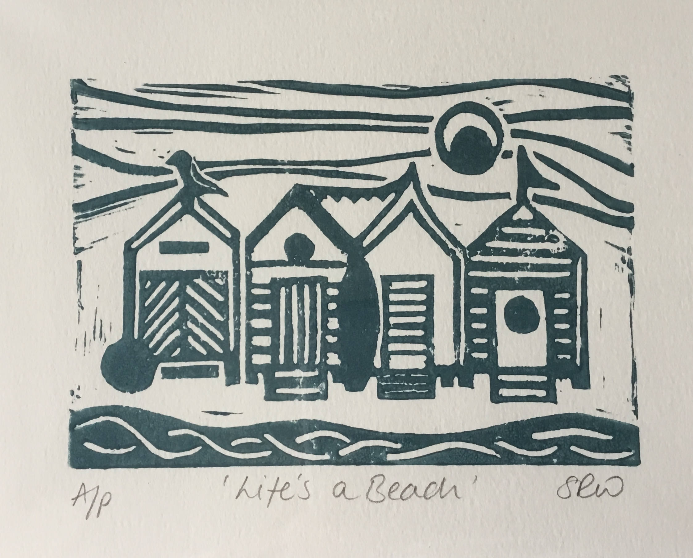 Unframed Limited Edition Lino Cut Prints - 2 - Assorted