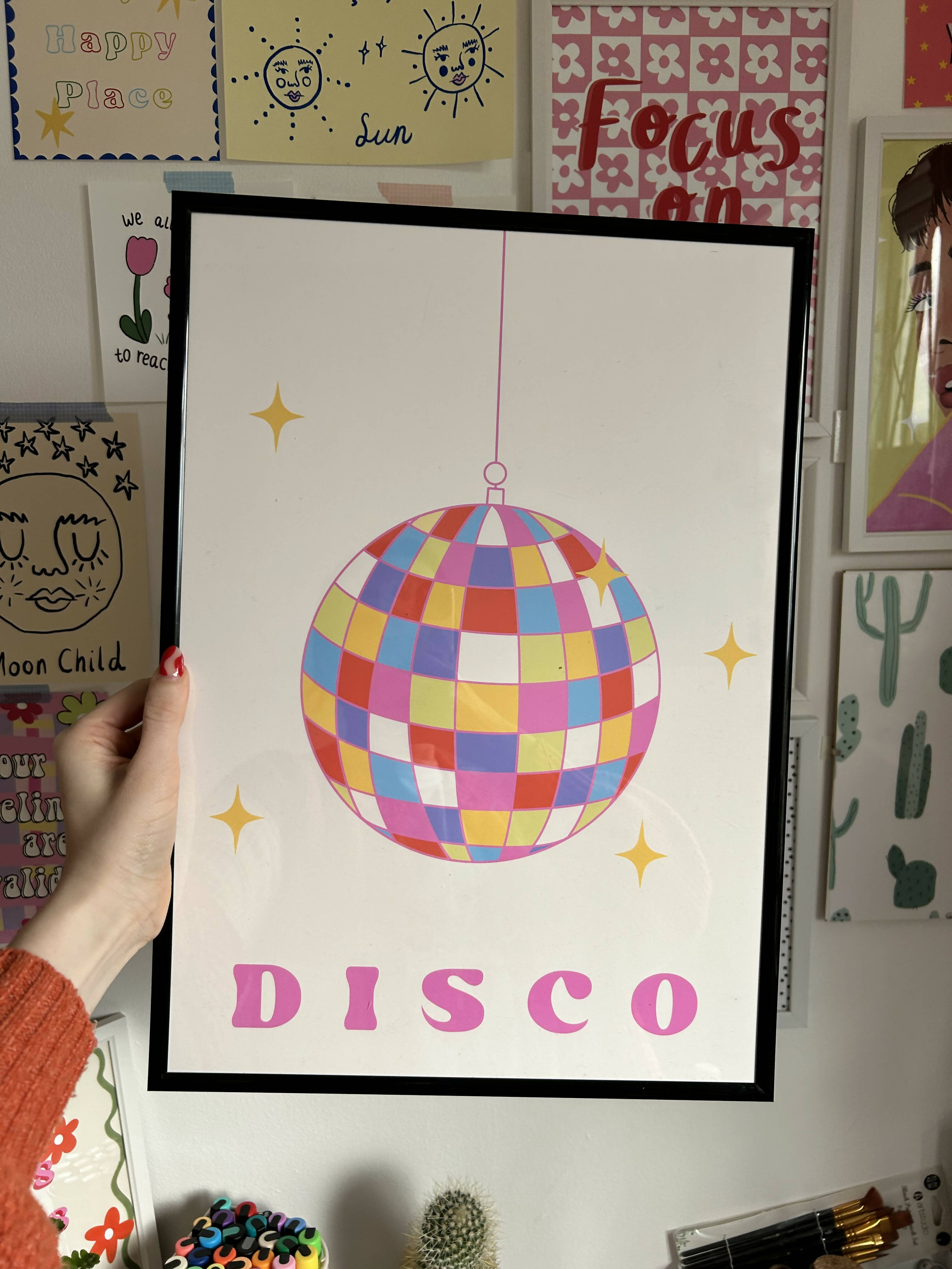 Disco Ball Print
