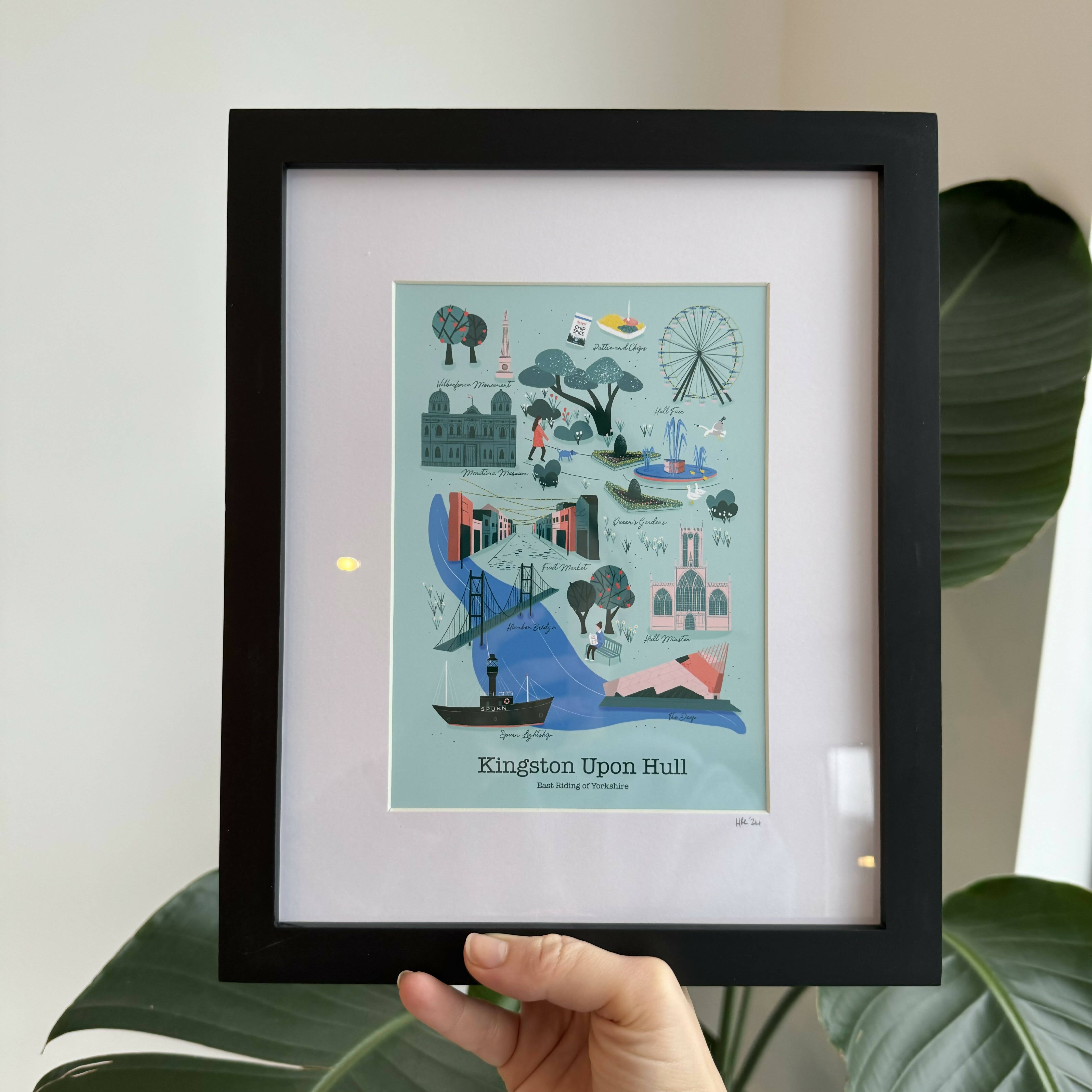 Small Framed ‘Hull’ Art Print