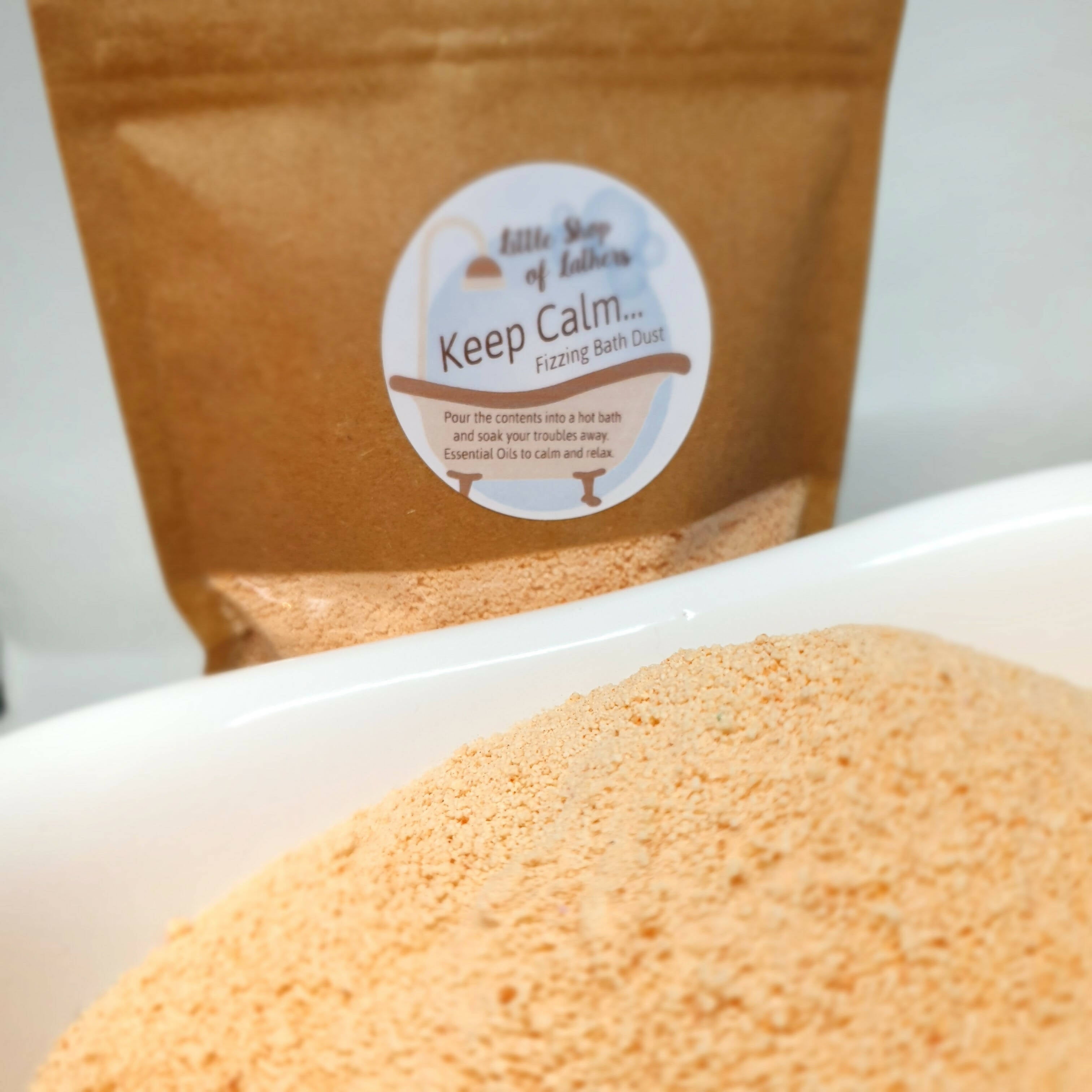 Keep Calm Fizzing Bath Dust | Art & Soul