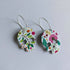 Flowery Skull Hoops