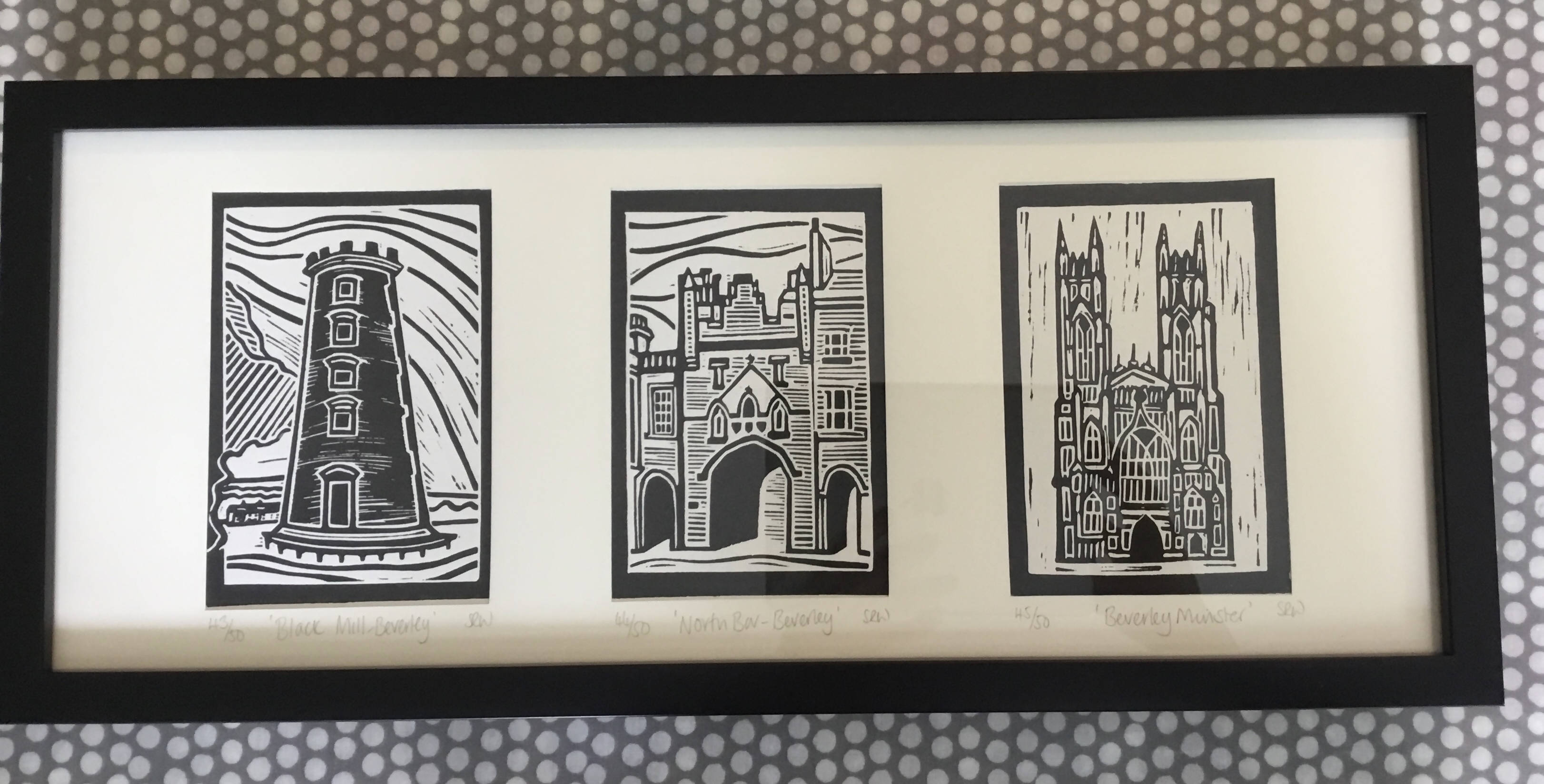 The Beverley Collection Framed Lino Cut Print