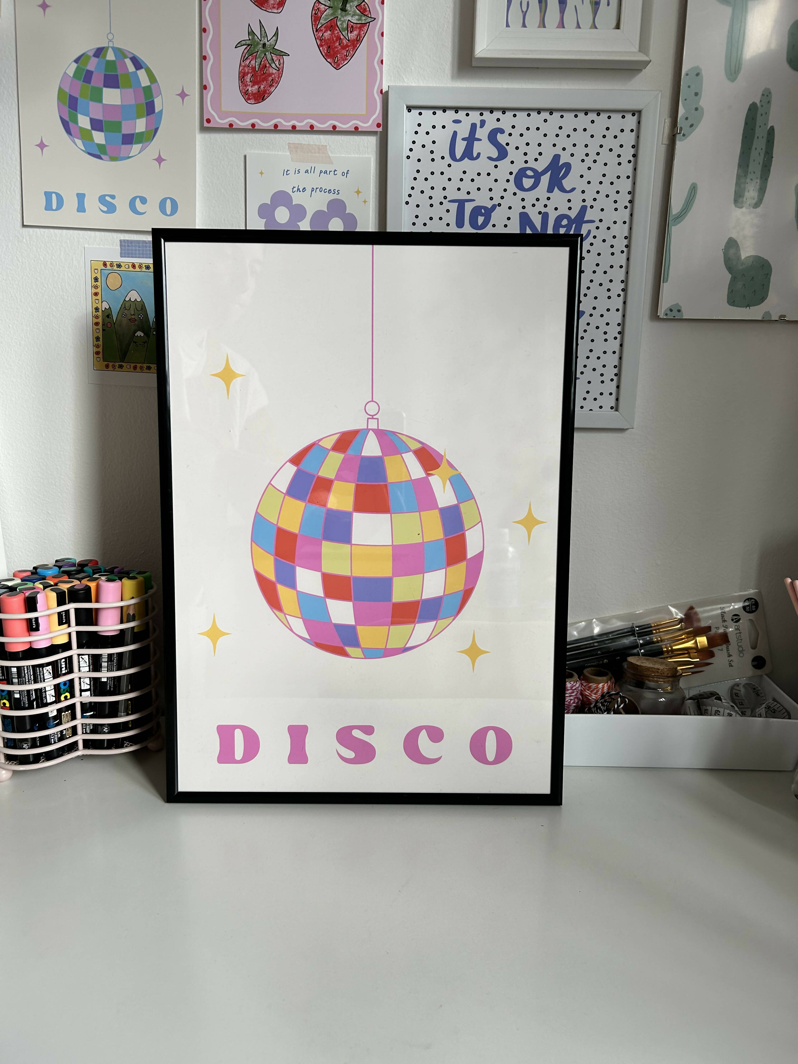 Disco Ball Print