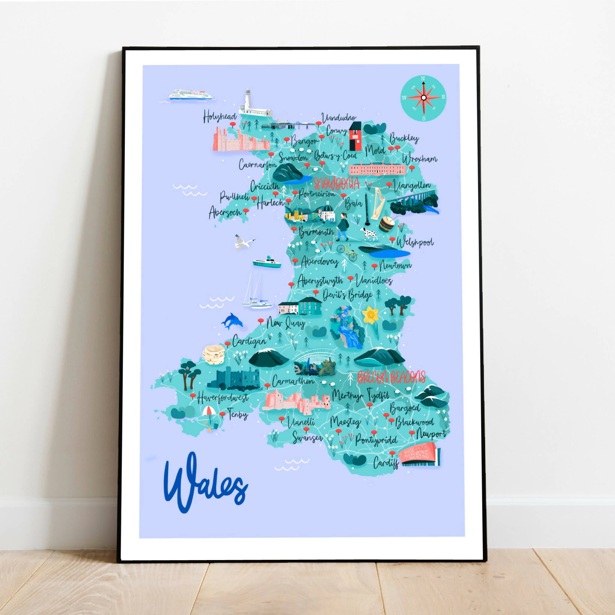 Stunning Wales Art Print | Perfect for Home Decor | Art & Soul