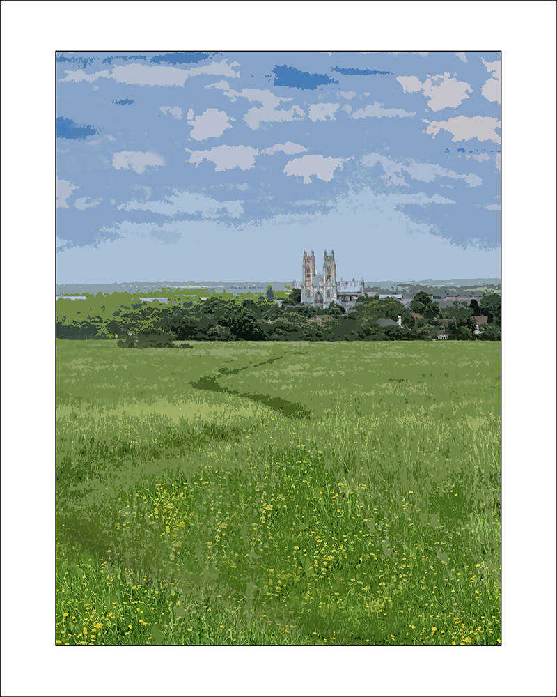 Beverley Minster over the Westwood