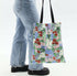 British Wildflower Print Tote Bag