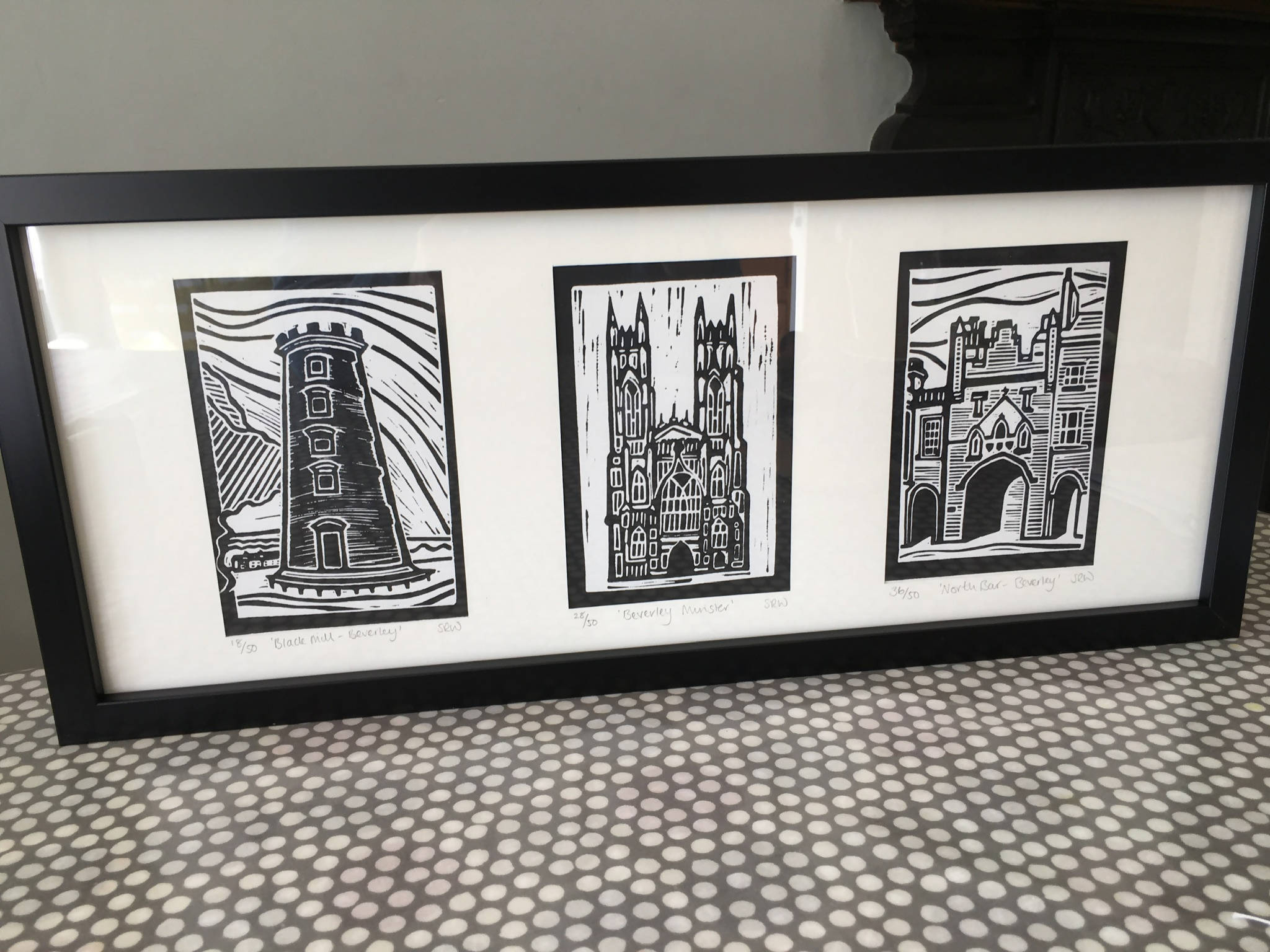 The Beverley Collection Framed Lino Cut Print