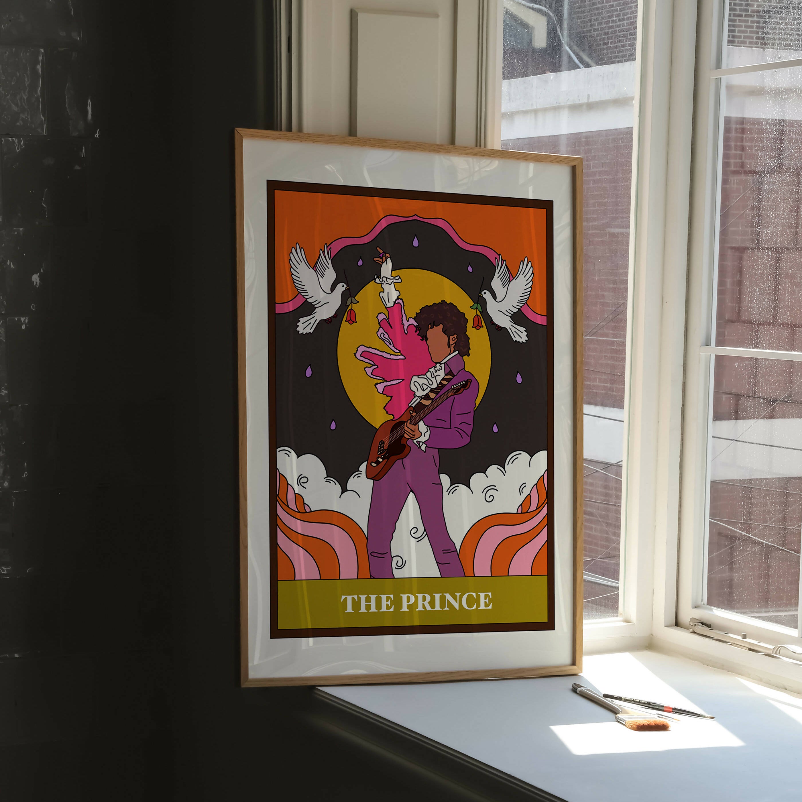 The Prince Tarot Print - Celestial Music Art | Art & Soul