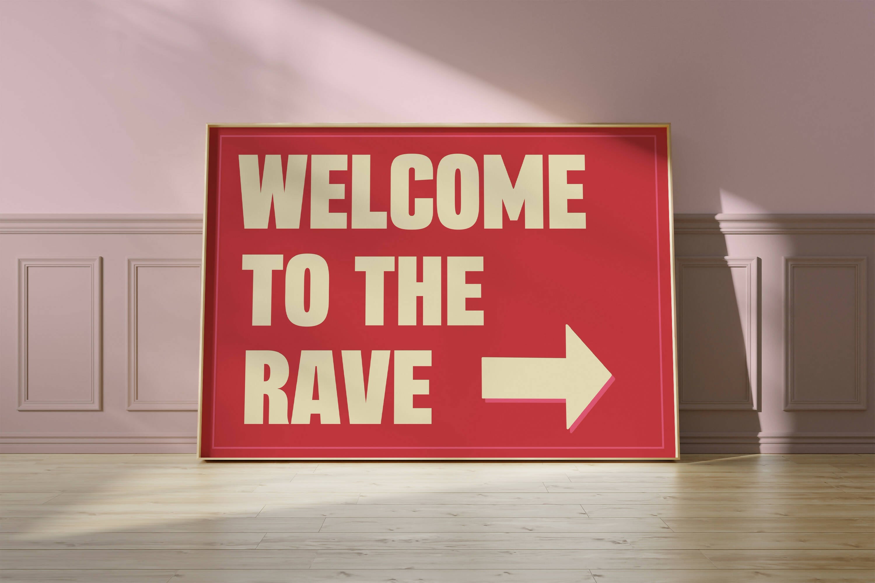 Welcome To the Rave Print |Vibrant Dance Art | Art & Soul