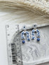 Blue China No. 4 - Handmade Polymer Clay Earrings