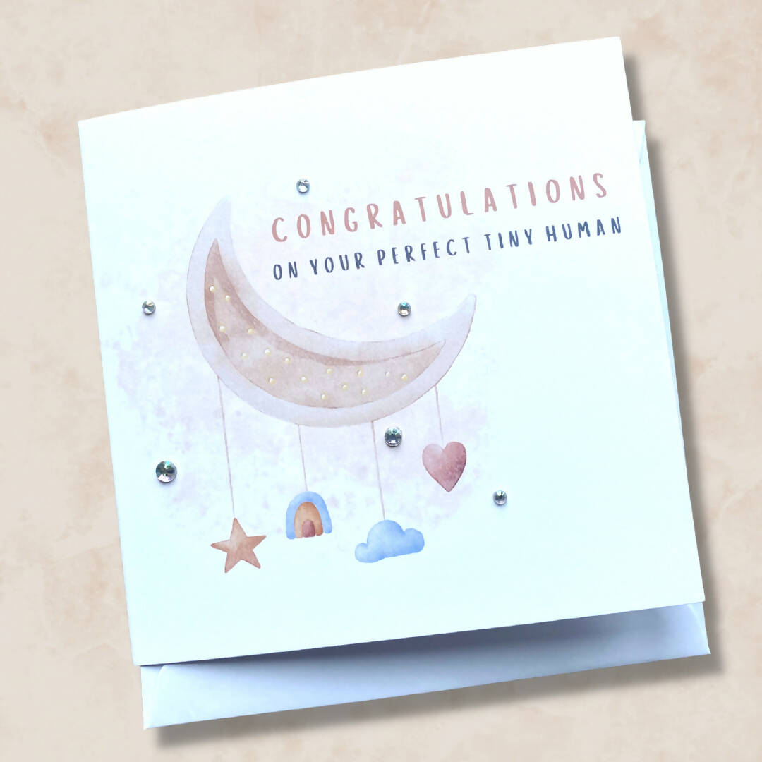 New Baby Card - Tiny Human
