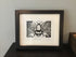 Bumblebee Framed Lino Cut Print