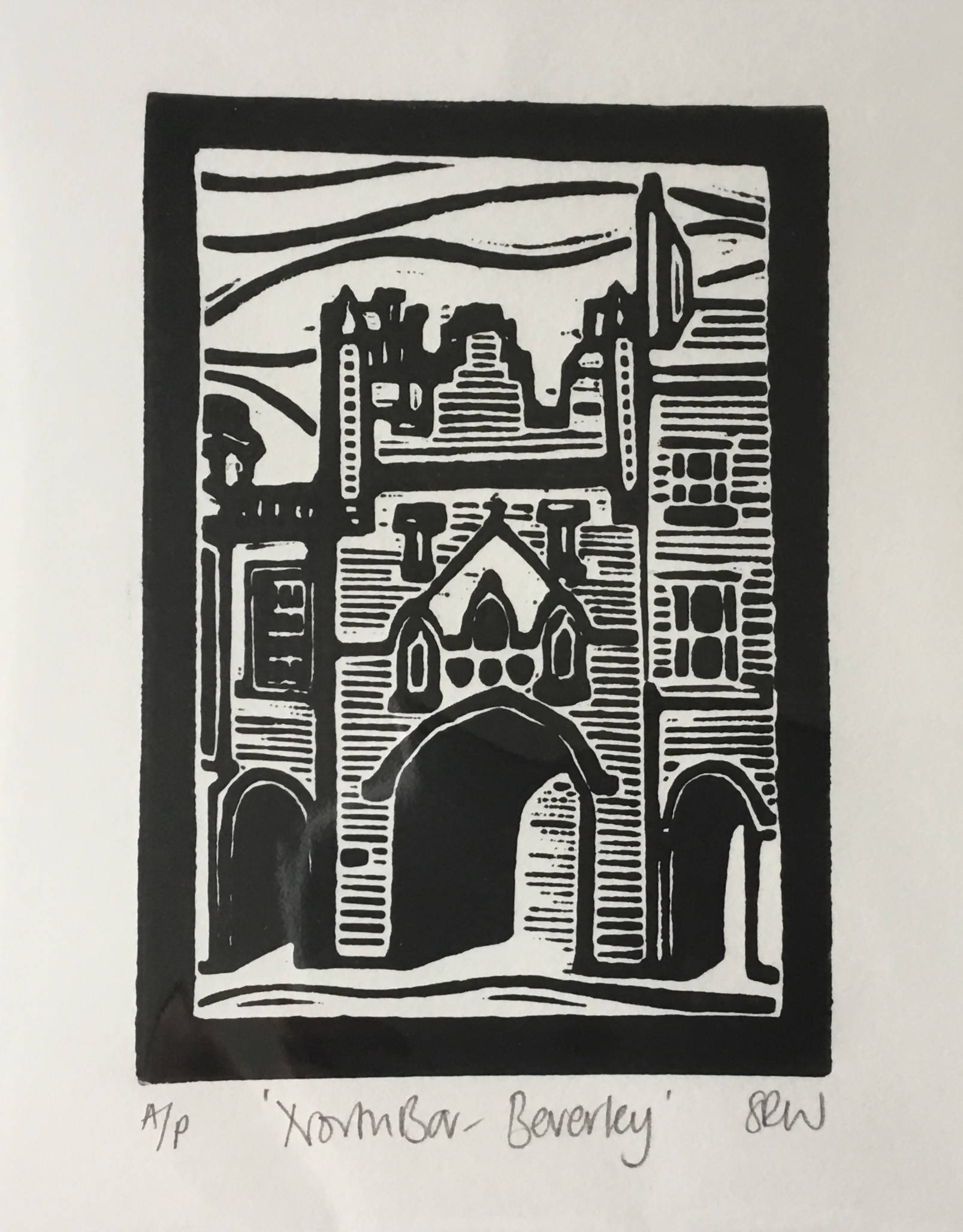 Unframed Limited Edition Lino Cut Prints - 2 - Assorted