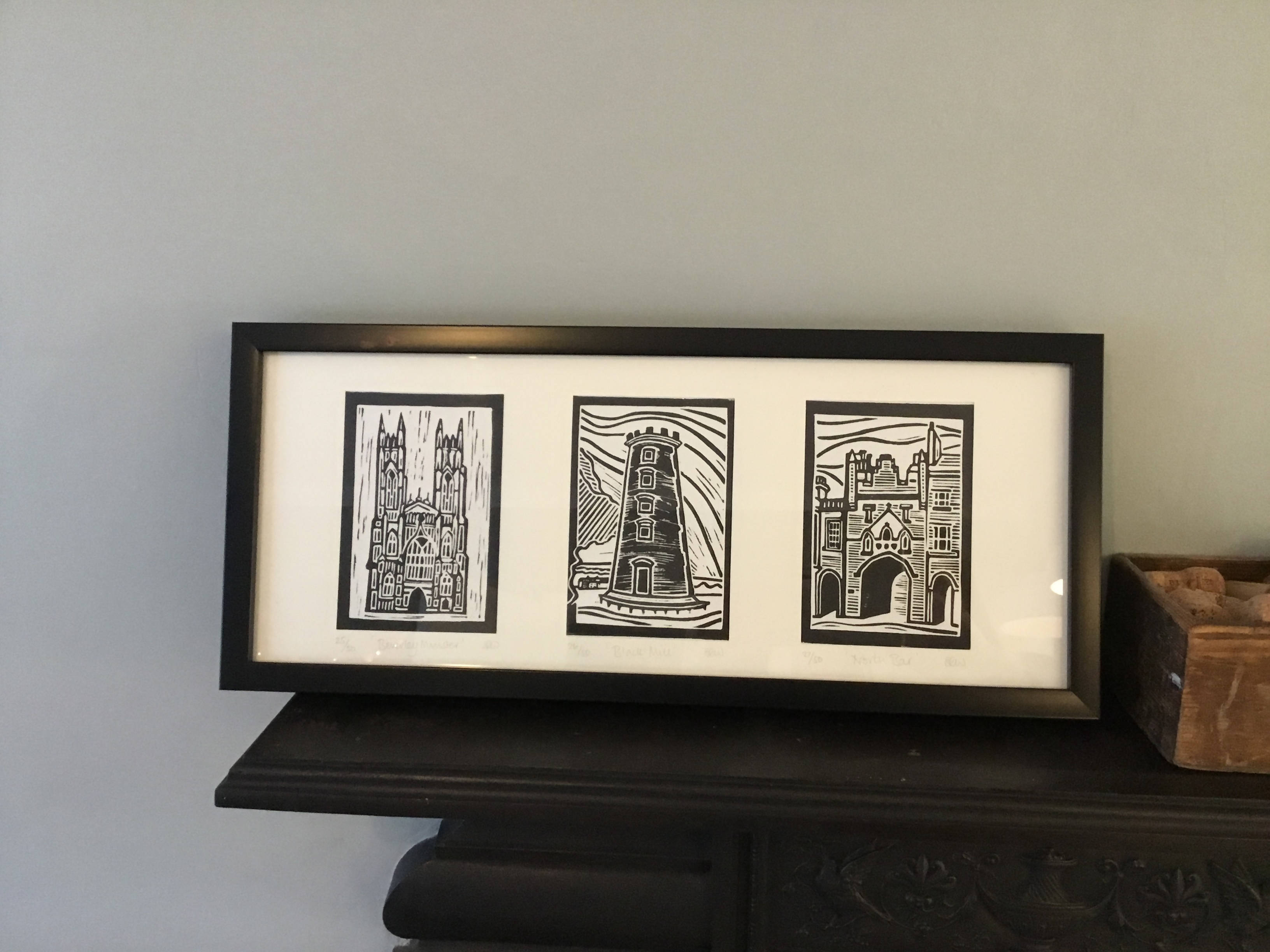 The Beverley Collection Framed Lino Cut Print
