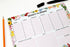 Weekly Planner Tear Off Desk Pad A4