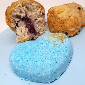 Blueberry Muffin Sweet Heart Bath Bomb