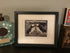 A Couple of Billing Puffins Framed Lino Cut Print