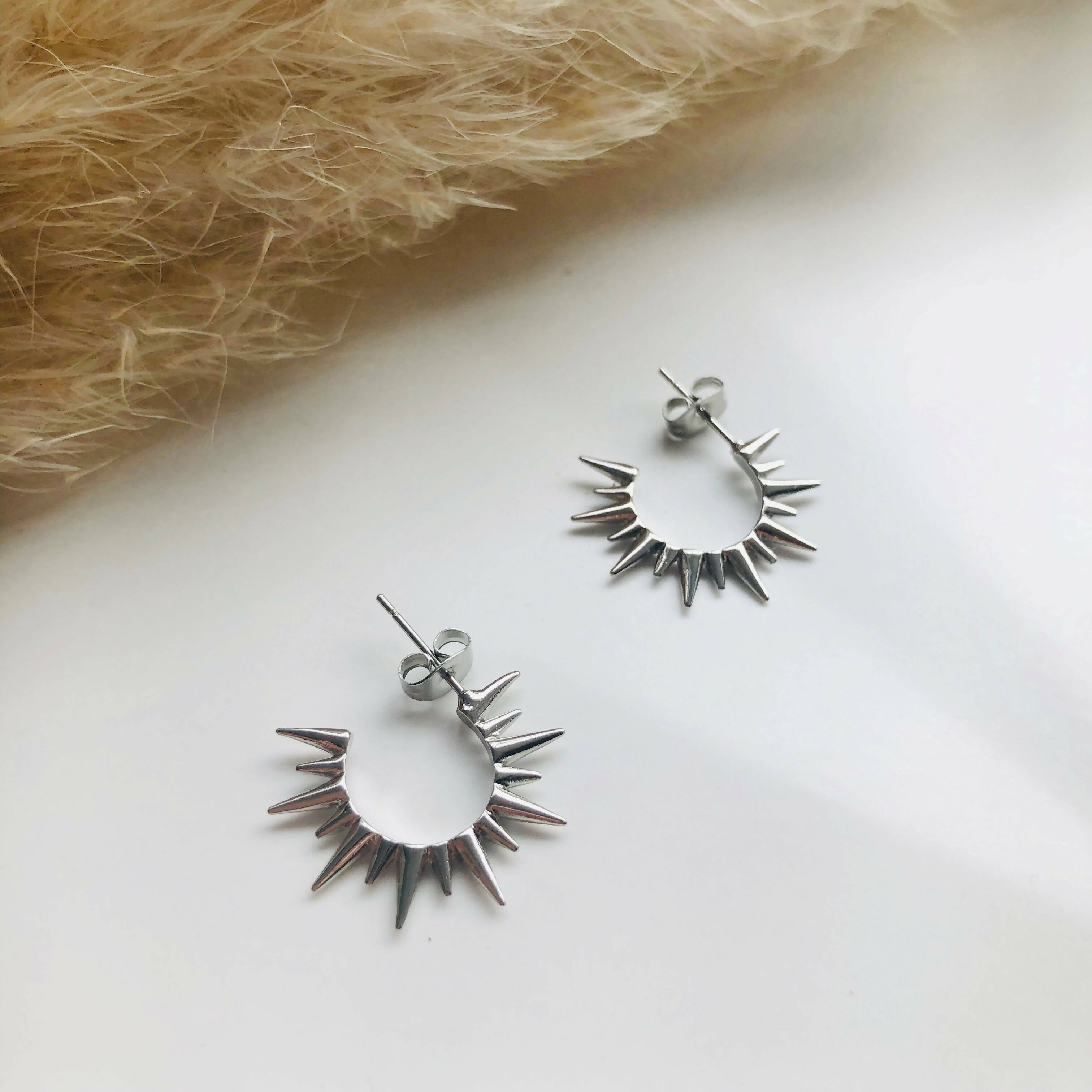 Spike Hoop Earrings
