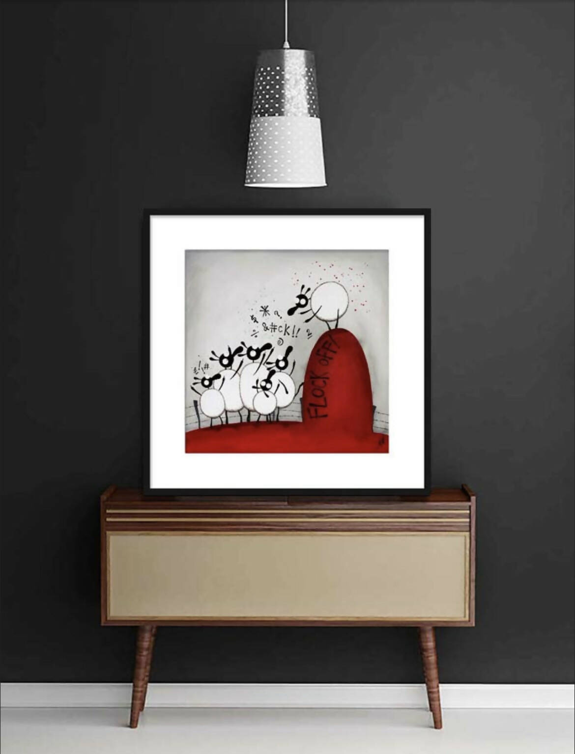 Flock Off | Framed Limited Edition Print | Art & Soul