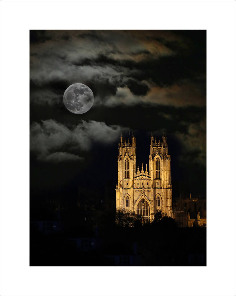 Beverley Minster Moon Photograph