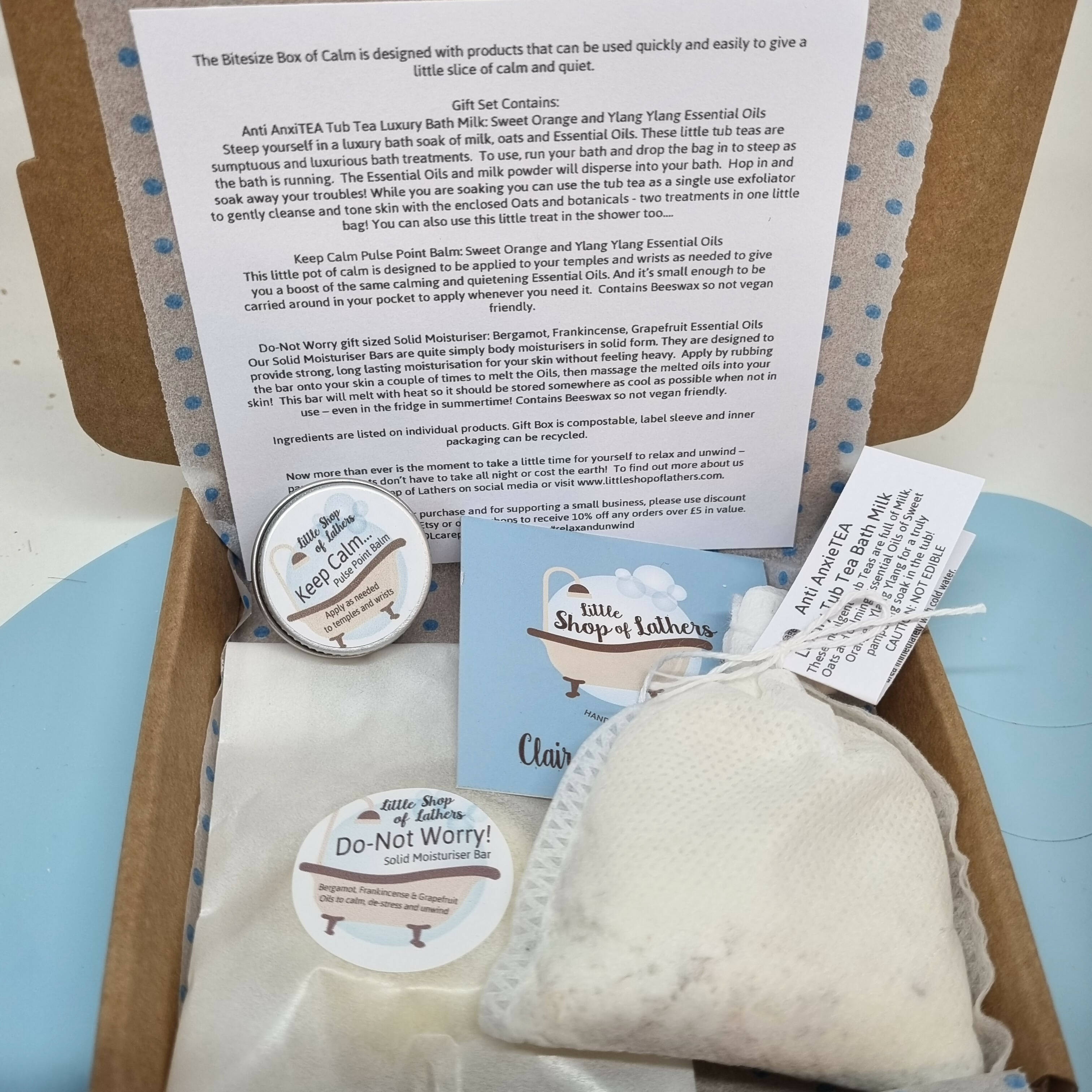 Bitesize Box of Calm Gift Set for Quick Relaxation | Art & Soul