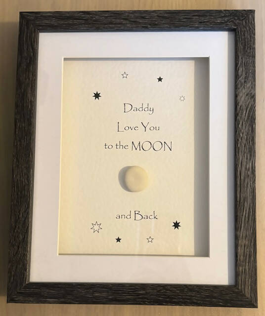 Daddy / Dad Love You To The Moon - Medium