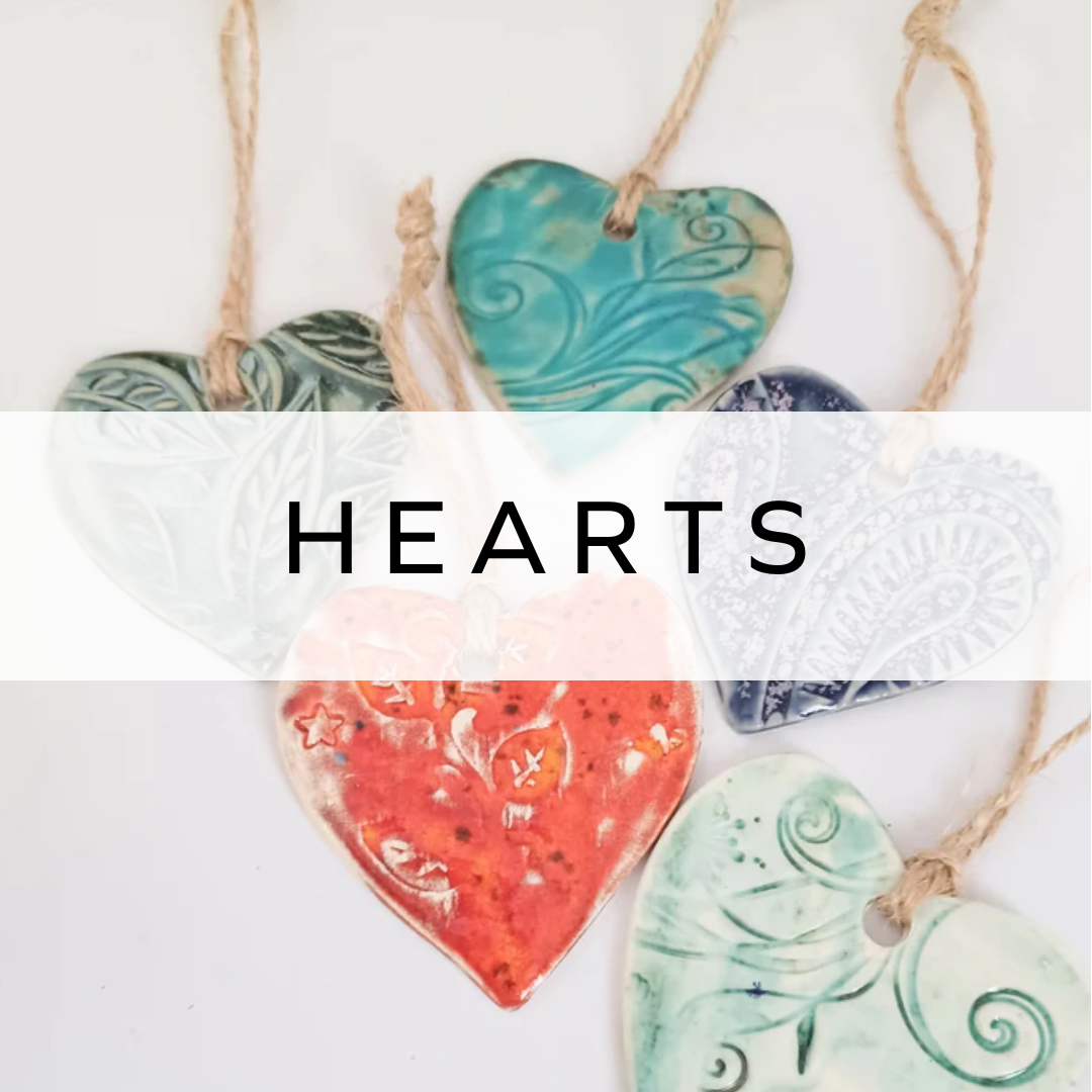 Ceramics & Pottery Hearts