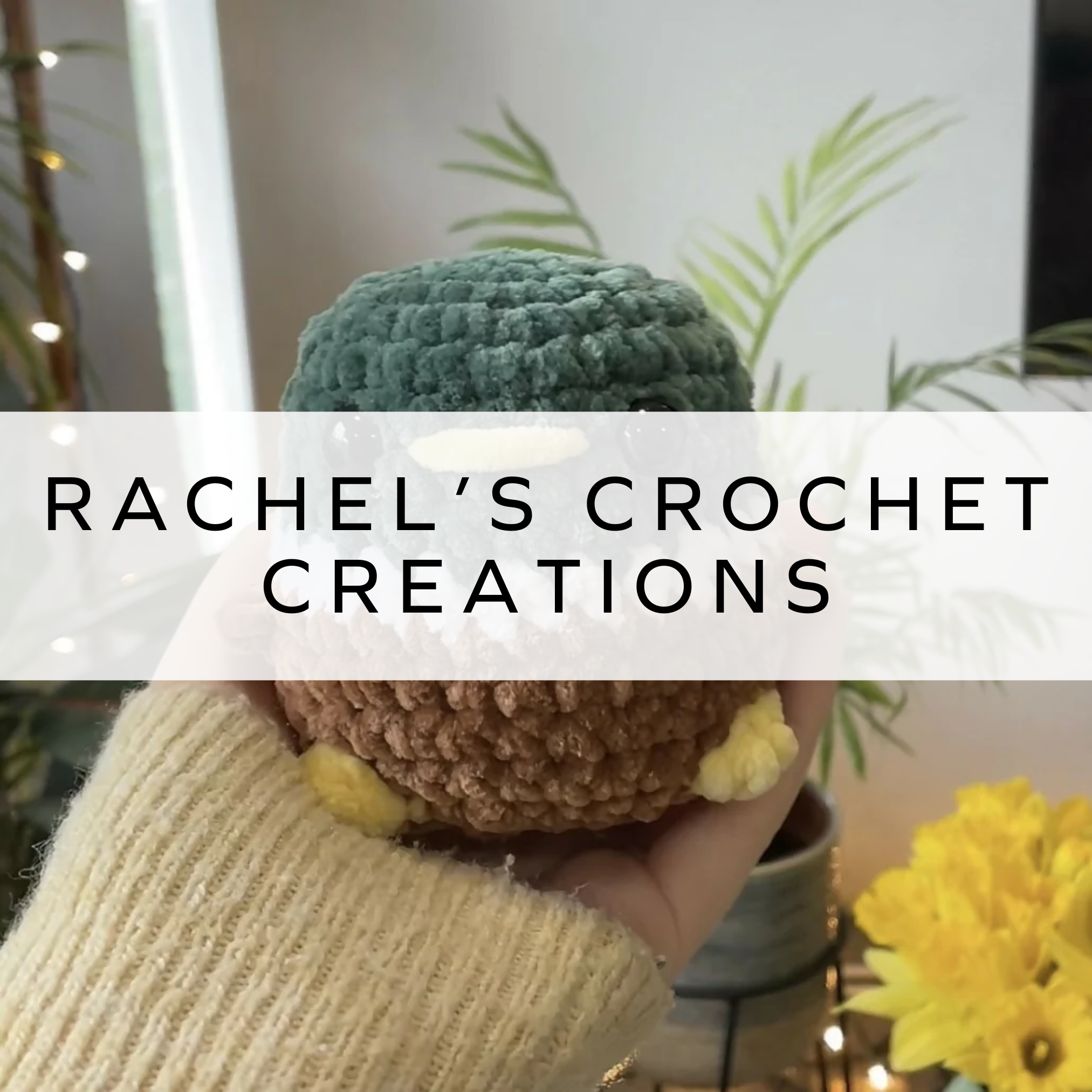 Handmade soft crochet chubby duck with yellow yarn and cute features, perfect as a gift or nursery decor.