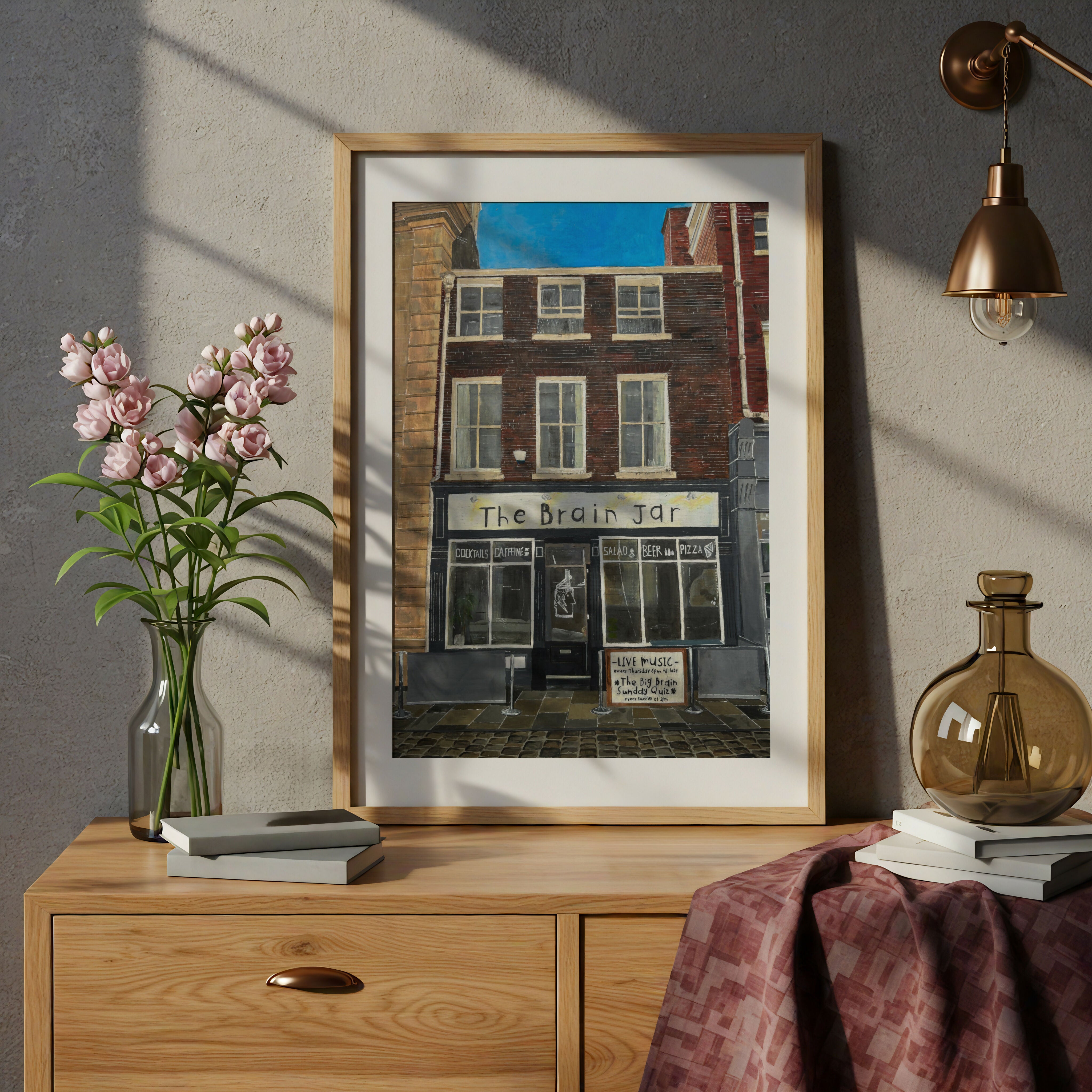 The Brain Jar Hull Print - Unframed