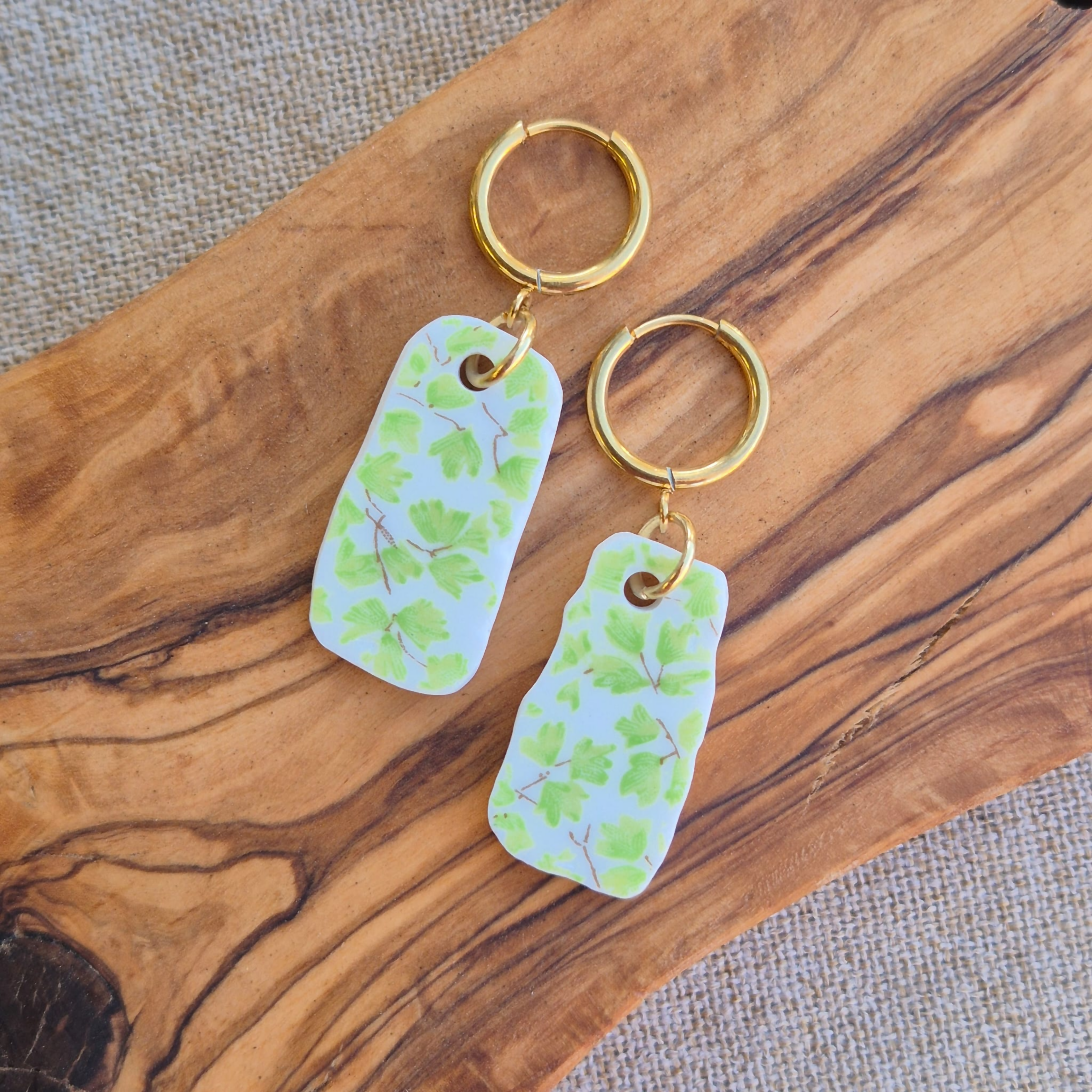 Recycled Ceramic Earrings