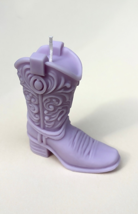 Cowboy Boot Decorative Soy Wax Candle