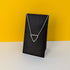 “Tria” Sterling Silver Triangle Pendant