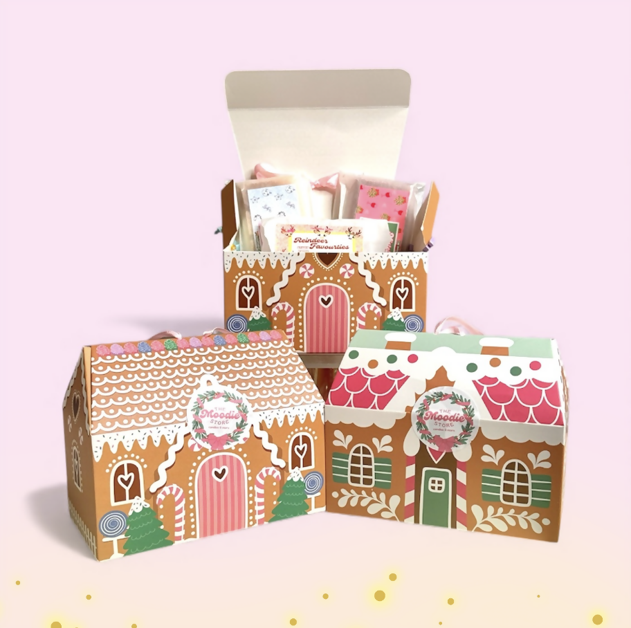 Mystery Wax Melt Gingerbread House - Three Wax Melt Selection In Gift Box