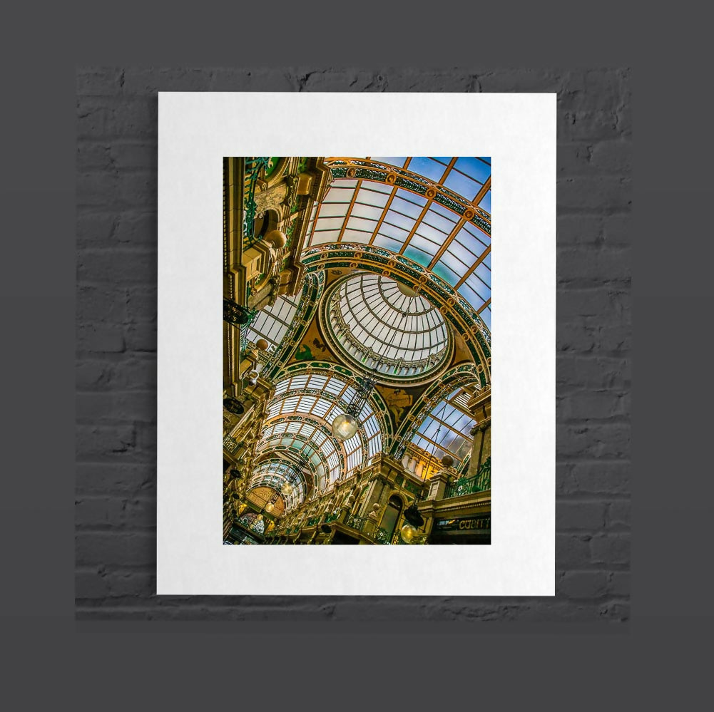 Leeds County Arcade, Mounted Photographic Print